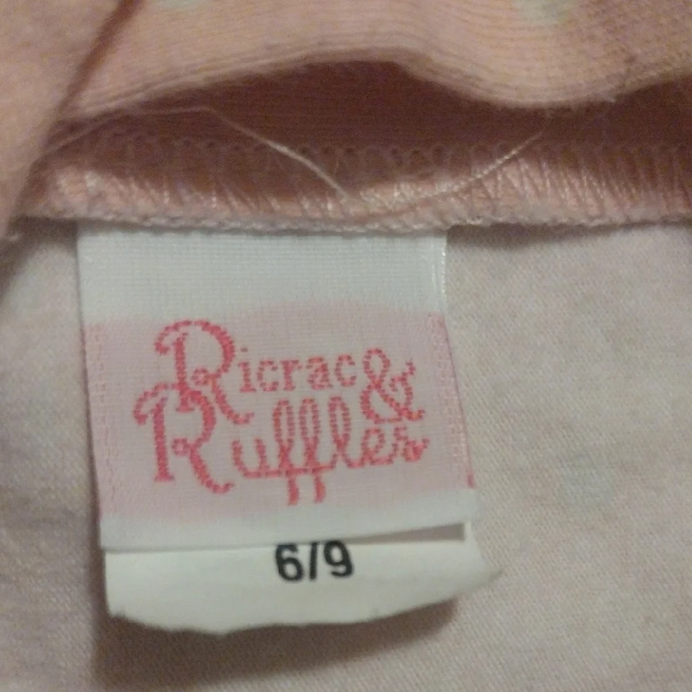 Floral Ruffle Kids Romper in Pink and Green - Picture 2 of 11